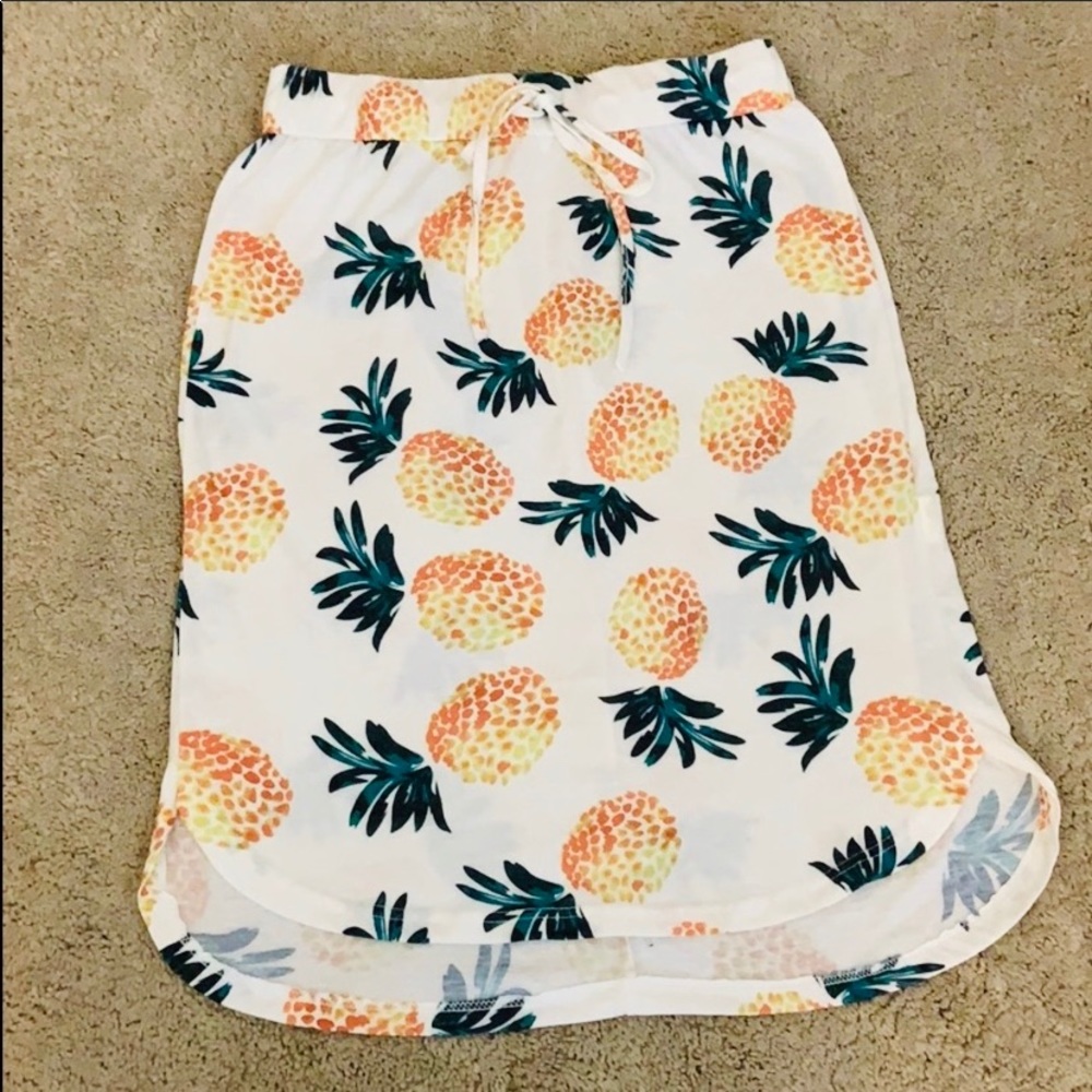 comfort knit pineapple skirt